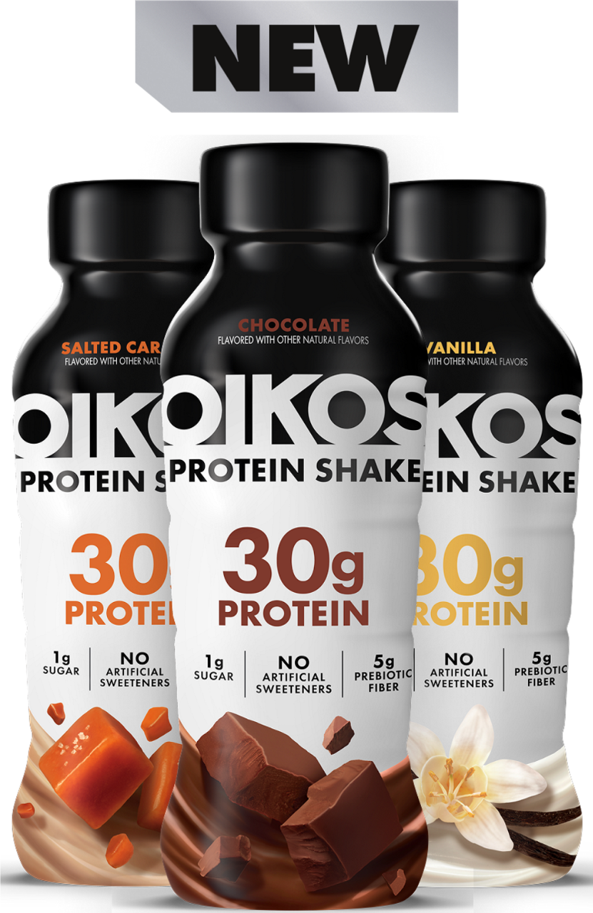 Oikos Protein Shakes in Three Flavors