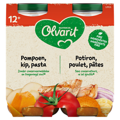 Olvarit Pompoen Kip Pasta
