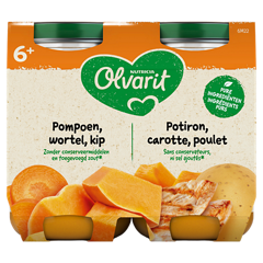 Olvarit Pompoen Wortel Kip