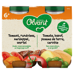 Olvarit Tomaat rundvlees aardappel wortel