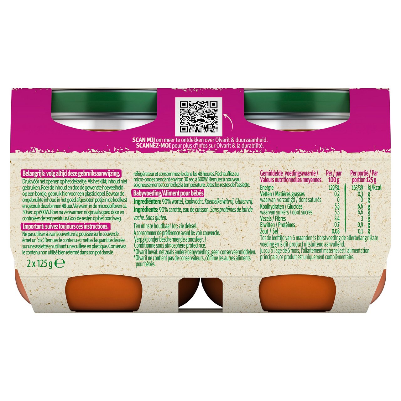 JAR 2X125G OLV CARROT - BOP - 189690- 5900852927591