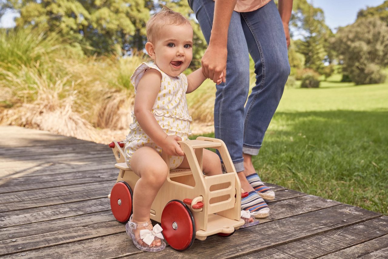 Baby in field