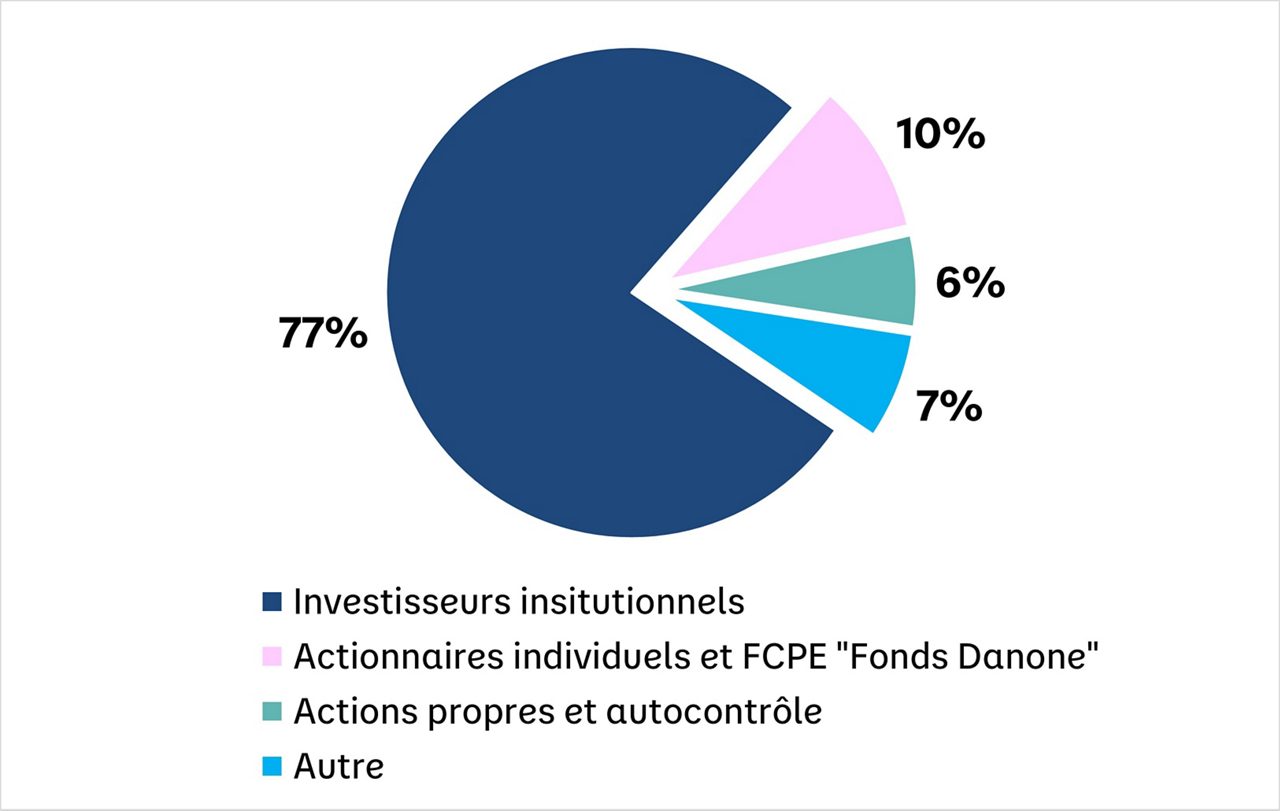 Graphique représentant la repartition des actions par pays en 2024.