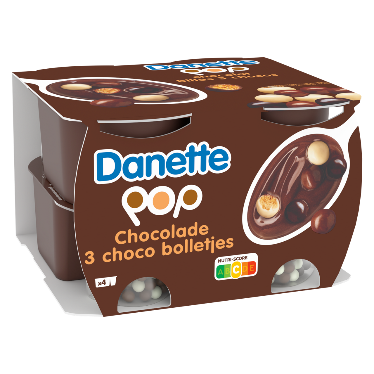 Danette Pop Chocolate Dessert Cups