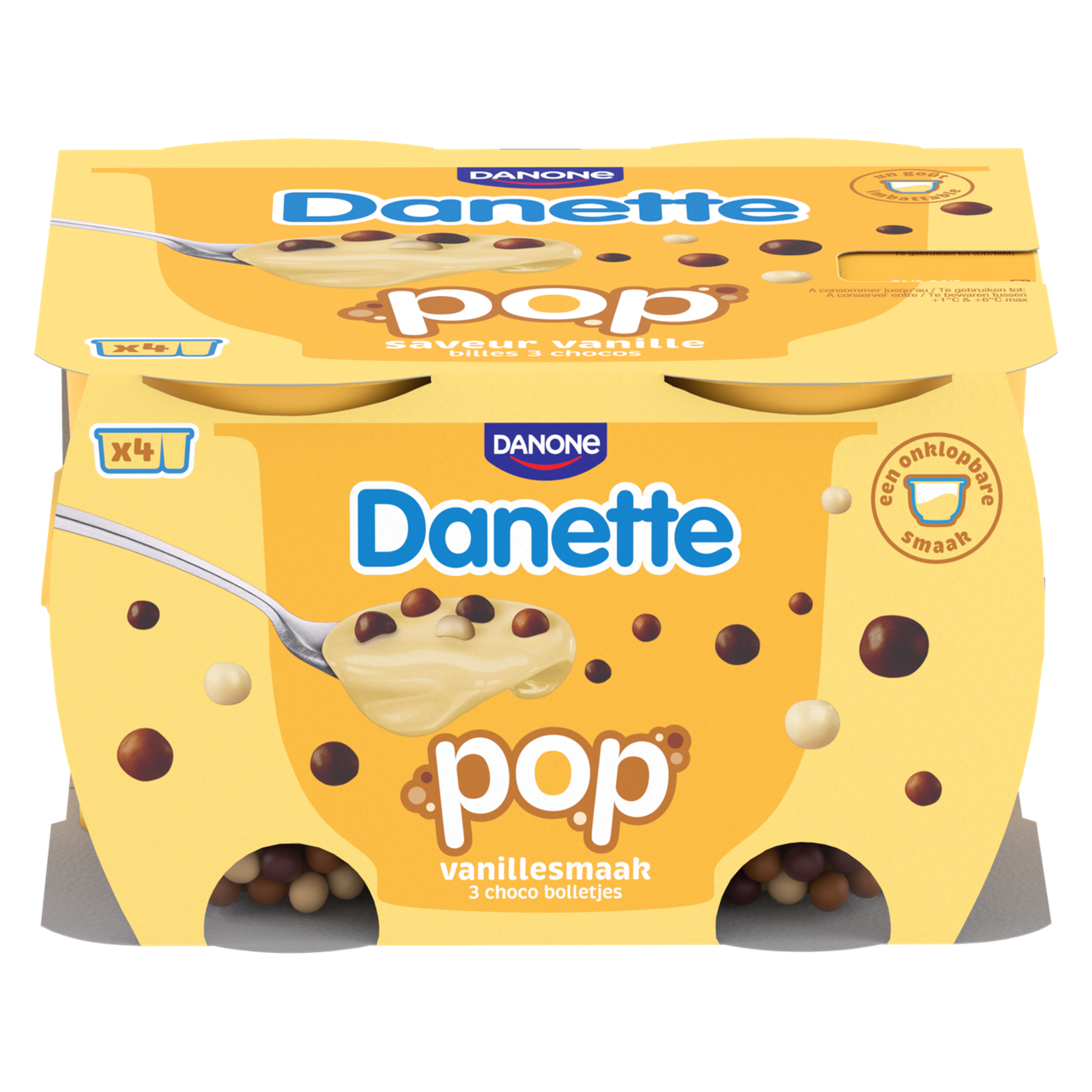 Danette Pop Saveur Vanille