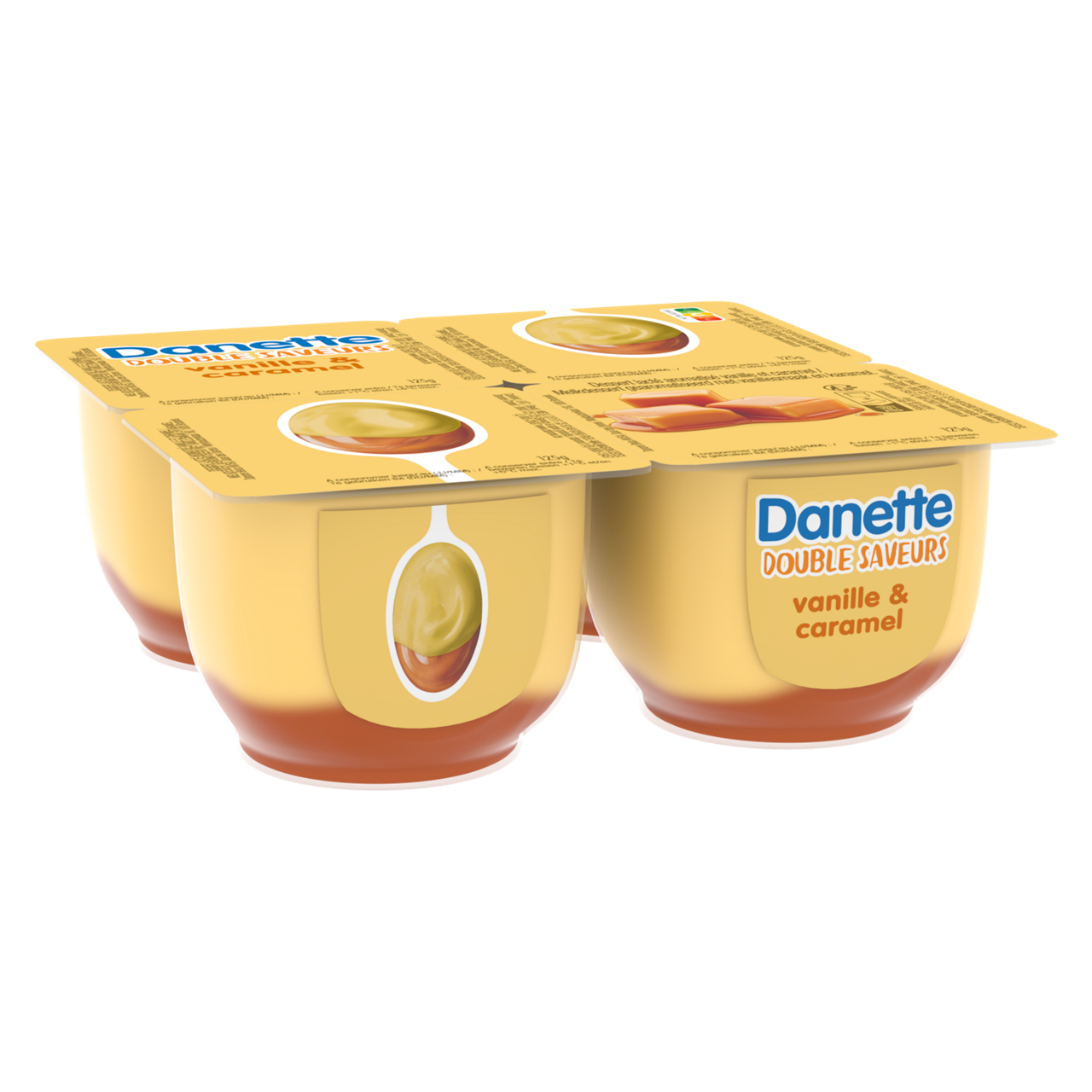 Danette Vanilla and Caramel Dessert Cups