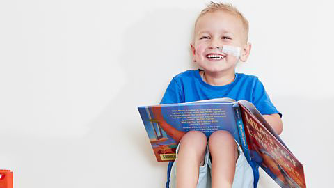 Pediatric DRM happy boy book
