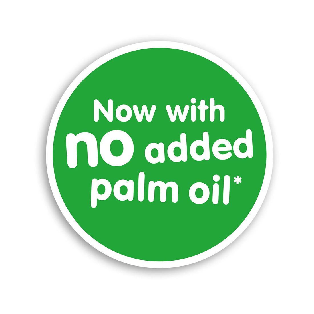No palm oil logo
