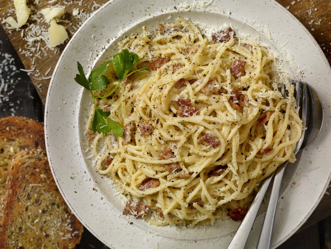 Recette Pâtes à la carbonara