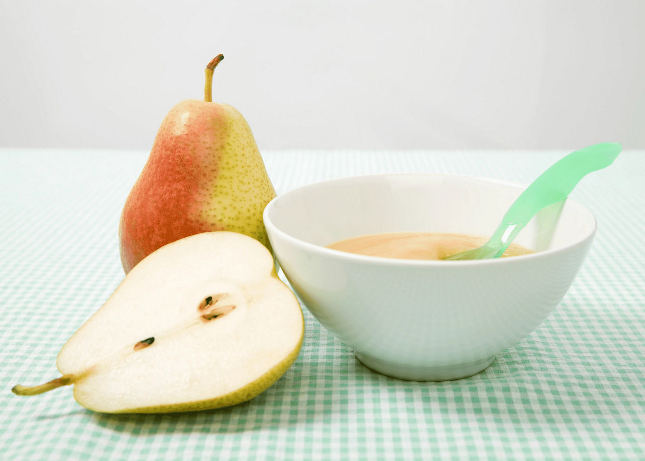 Pear yoghurt