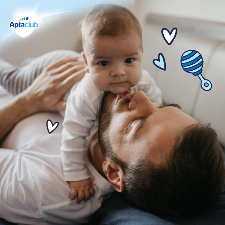 father and baby