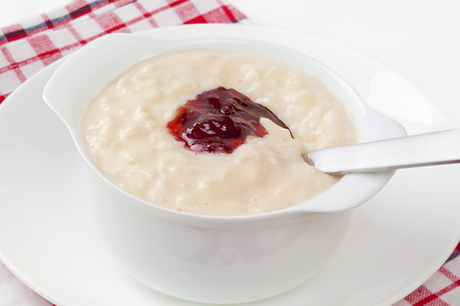porridge with jam