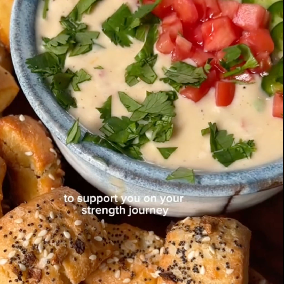 Pretzel Bits and Spicy Queso