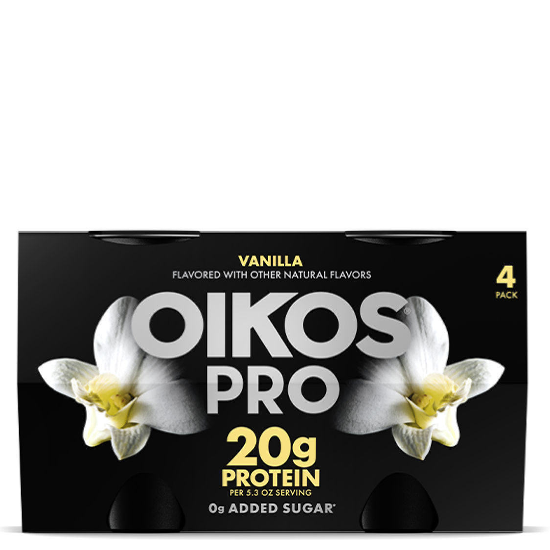 Vanilla Oikos Pro High Protein Yogurt Cultured Ultra Filtered Milk Multipack