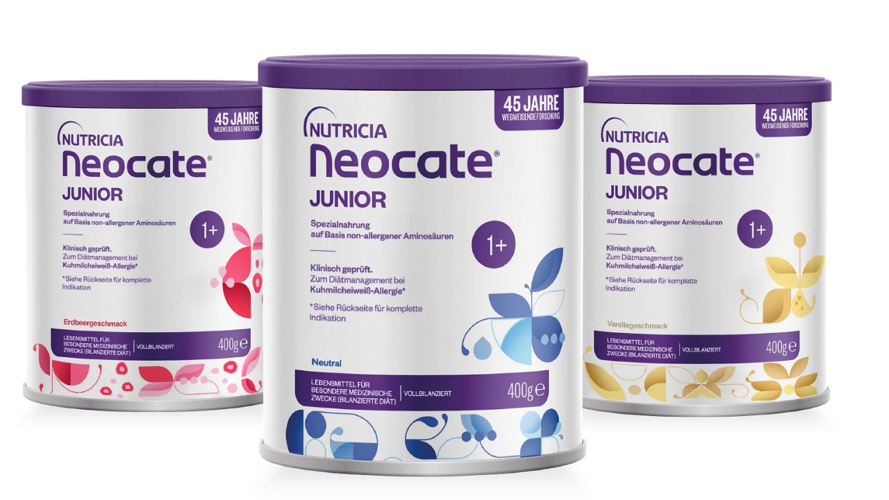 Neocate Junior Neutral, Erdbeere und Vanille
