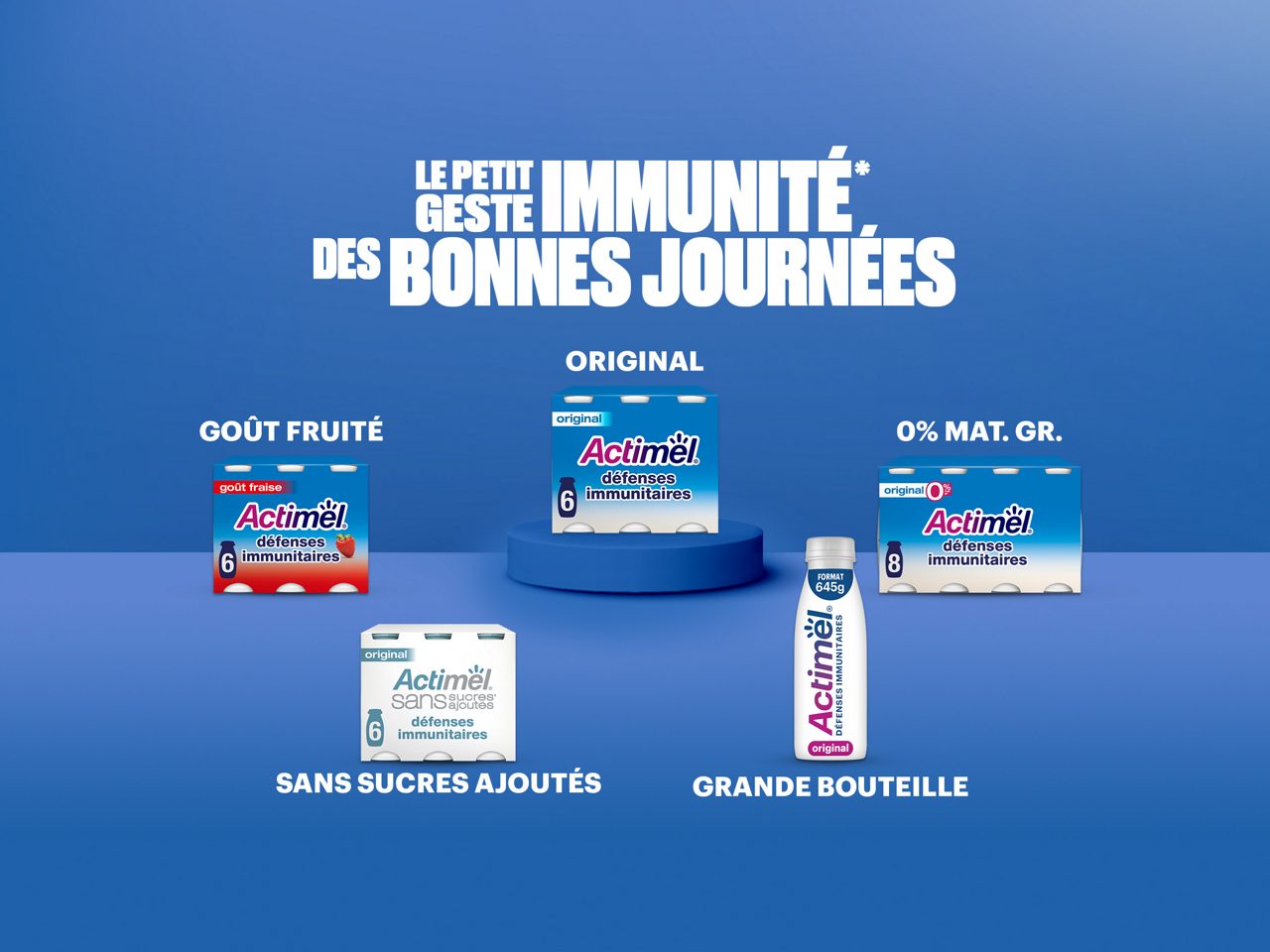 Actimel - Le petit geste immunité des bonnes journées