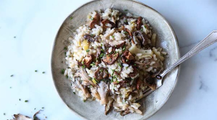 Ριζότο Άγριων Μανιταριών