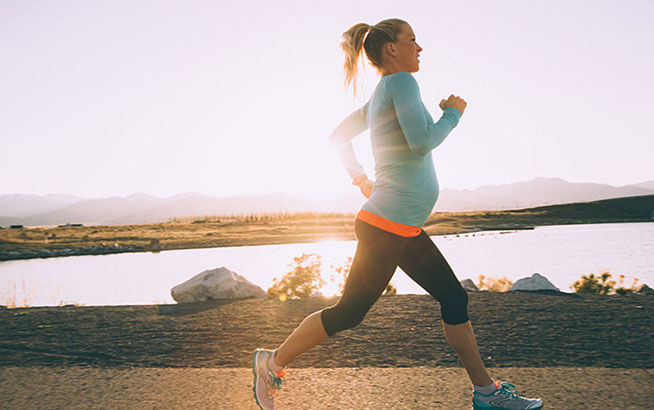 бег во время беременности