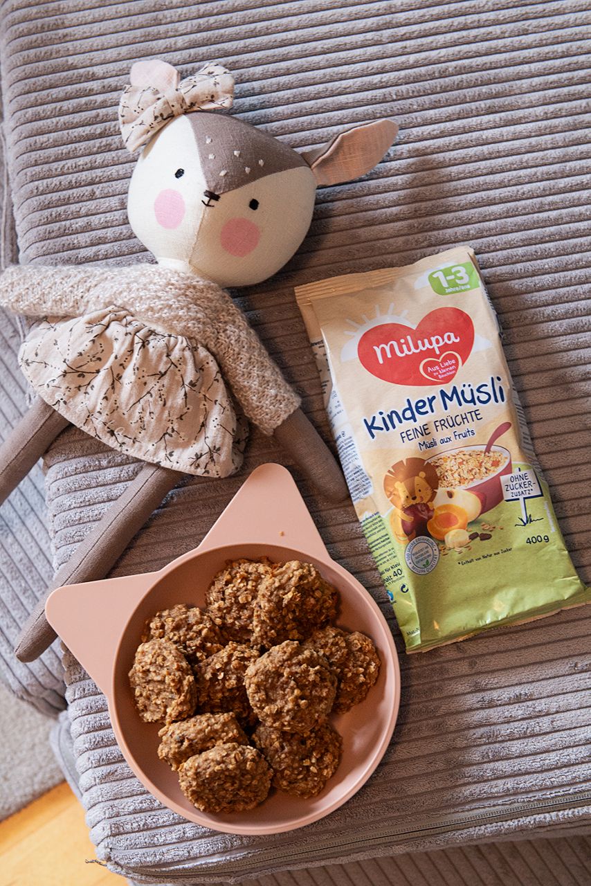 Kinderkekse aus Milupa Müsli Feine Früchte