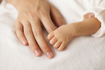 Baby hands and the hands of his mother.; Shutterstock ID 135703328; purchase_order: DNC Thumbnails; job: Publications; client: ; other: Replace Fishwife