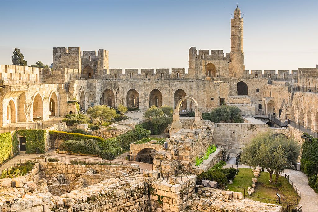 Jerusalem, Israel at the Tower of David.; Shutterstock ID 370318508; purchase_order: DNC Thumbnails; job: Events; client: ; other: 