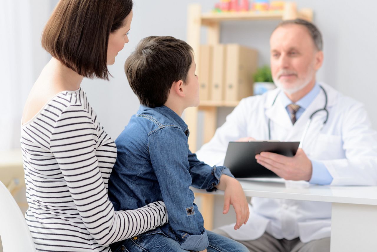 Mother and son visiting pediatrician; Shutterstock ID 443894896; purchase_order: DNC Thumbnails; job: Documents; client: ; other: 
