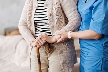 Gentle trained nurse helping mature patient; Shutterstock ID 645695308; purchase_order: DNC Thumbnails; job: Infographics; client: ; other: 