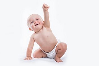 Baby boy portrait on white background; Shutterstock ID 761433100; purchase_order: DNC Thumbnails; job: Videos; client: ; other: 