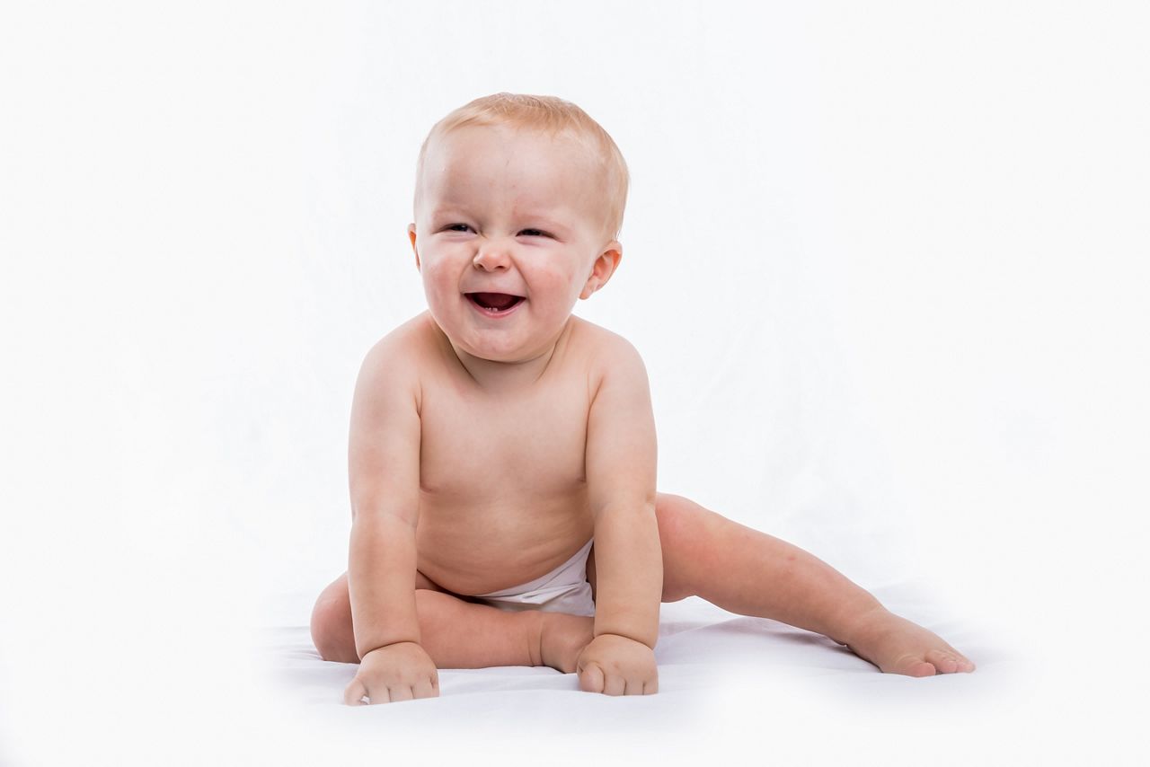 Baby boy portrait on white background; Shutterstock ID 761433103; purchase_order: DNC Thumbnails; job: Videos; client: ; other: 