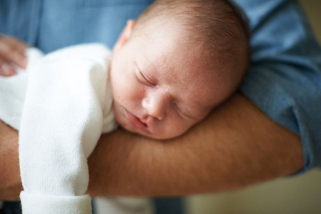 sleeping newborn