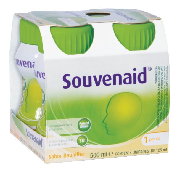 souvenaid com 4 unidades sabor baunilha 125ml