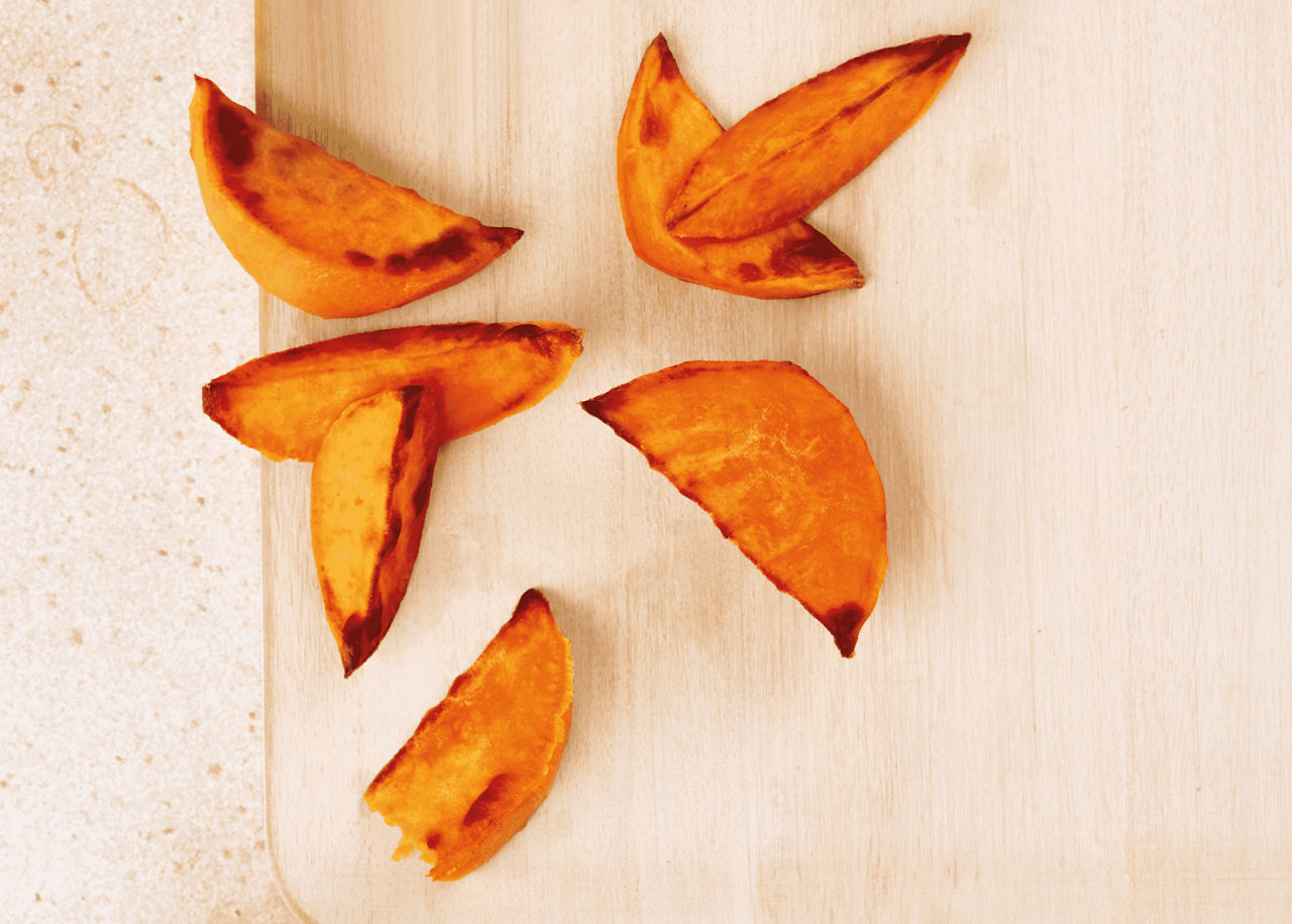 Sweet potato wedges