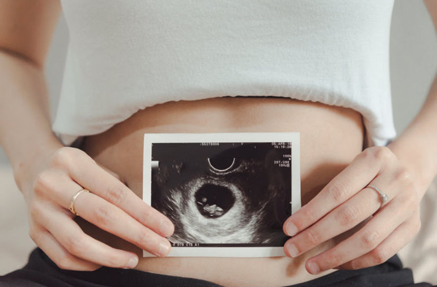 Thai nhi 5 tuần tuổi đã có phôi thai và đang dần phát triển.