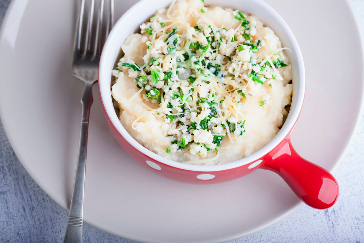Fish pie with celery root