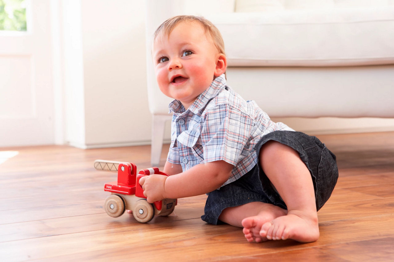 dad baby kitchen