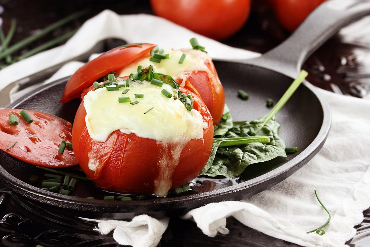 Recette Tomate cocotte au roquefort