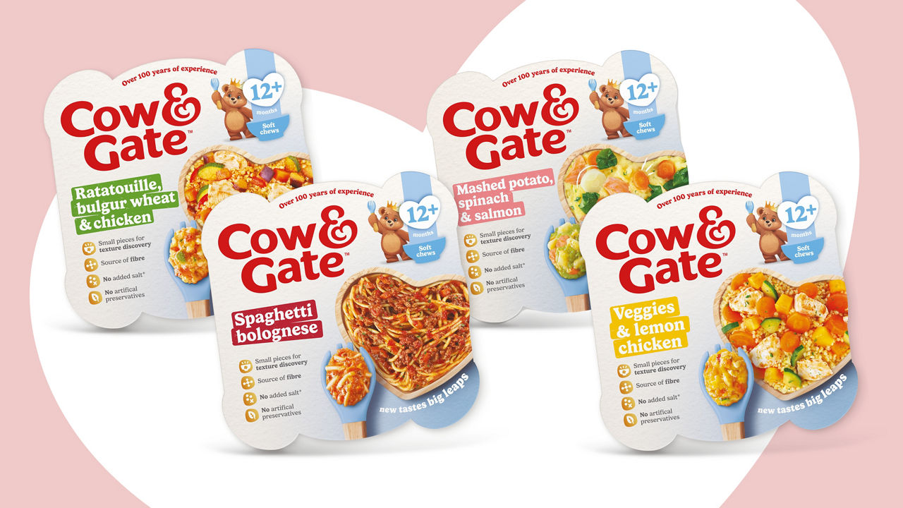 From 12 month Cow & Gate tasty toddler Plates