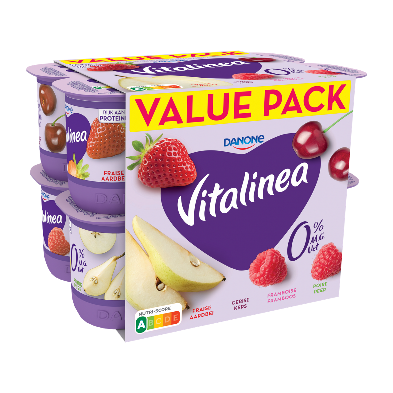 Vitalinea Fruits - Aardbei Kers Framboos Peer