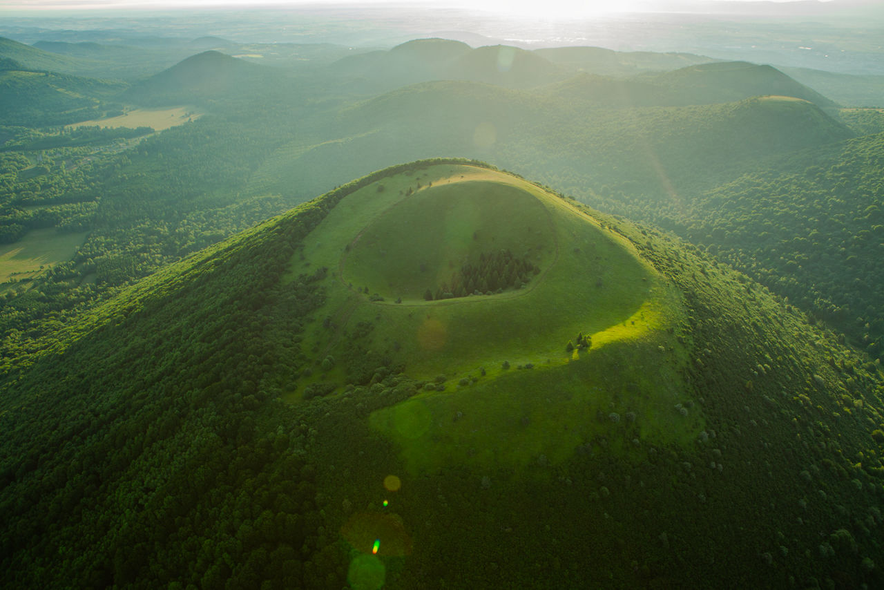 Volvic Global Chaine_Des_Puys Volcano Mountain Image 74A2673 retouched