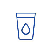 Water glass icon