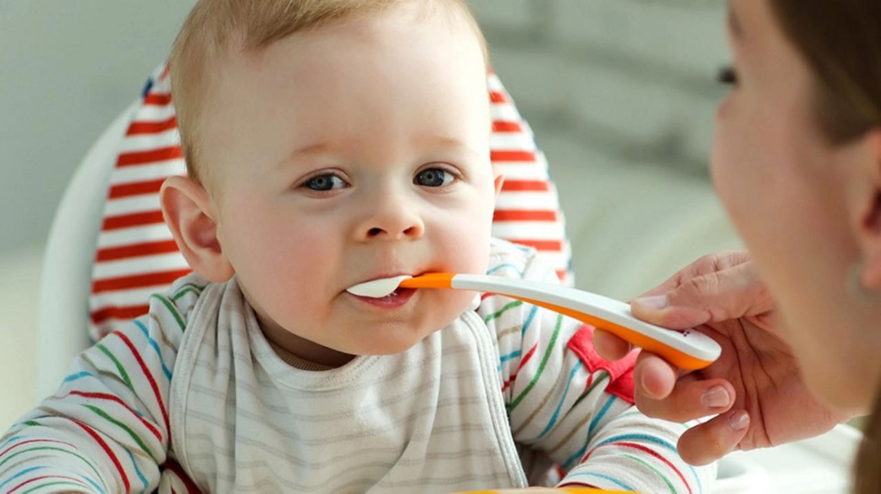 feeding baby