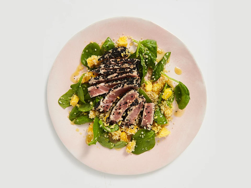 seared sesame tuna