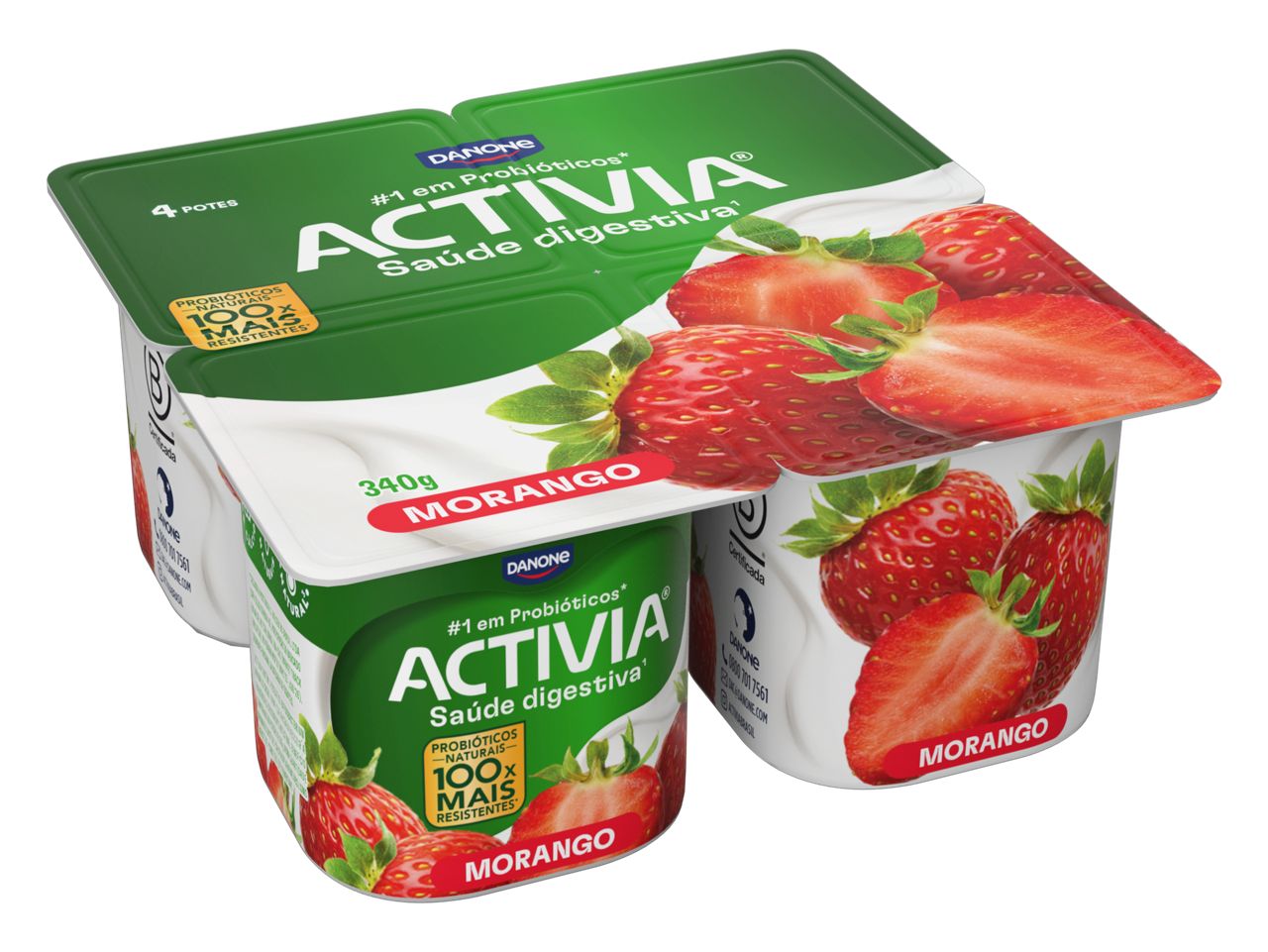 Activia Polpa sabor Morango