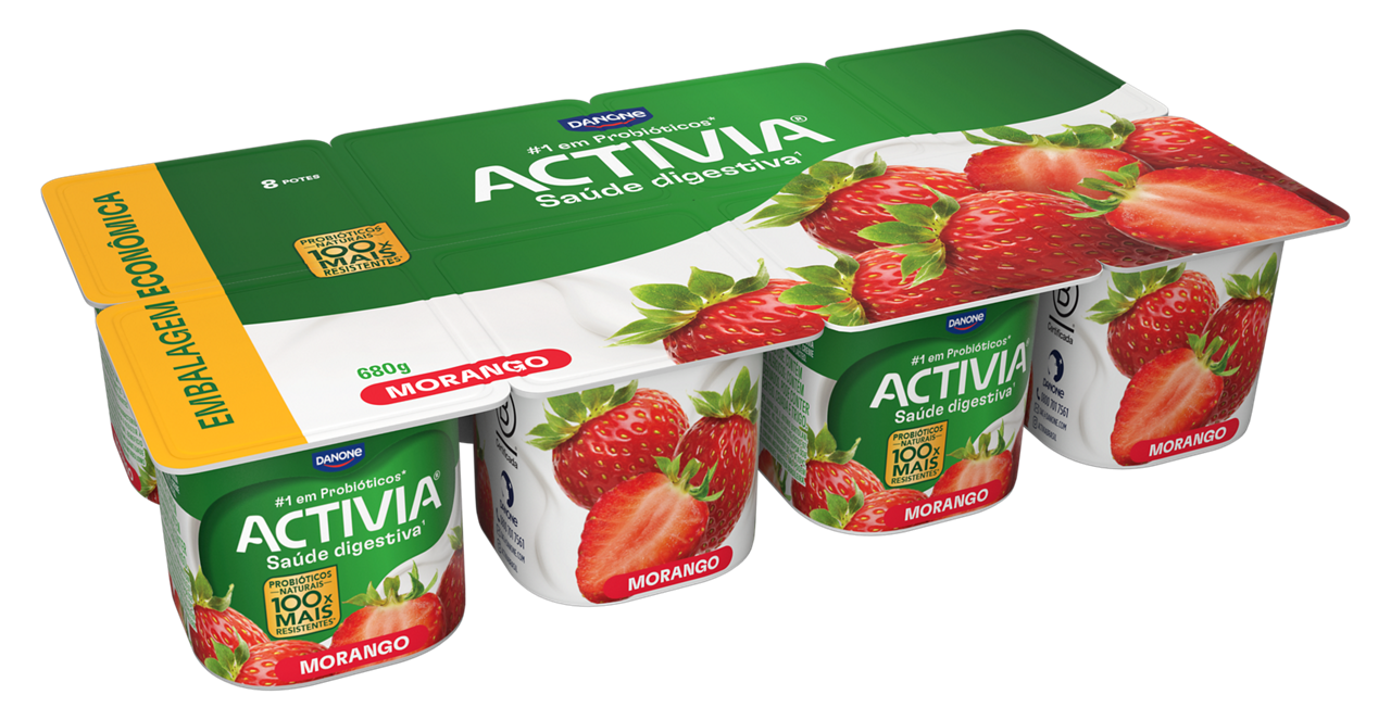 Activia sabor morango 680g