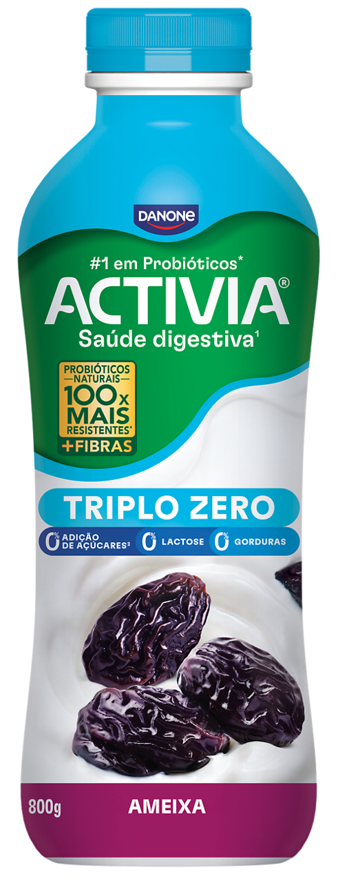 0% de açucar activia de ameixa 800g