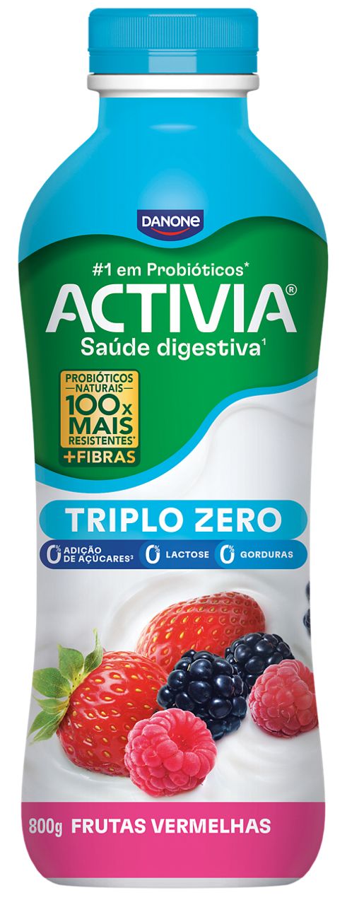Activia Zero Liquido Frutas Vermelhas