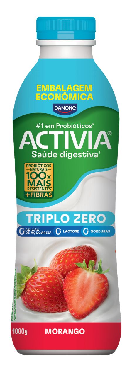 Activia Zero Líquido Morango
