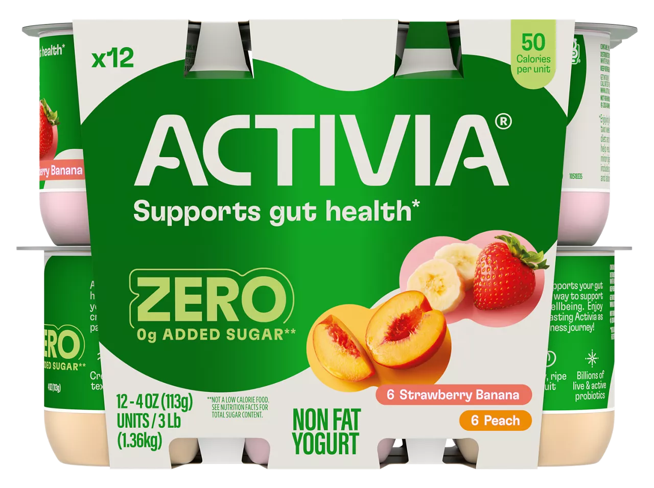 Activia® Proactive Plain Probiotic Yogurt with Prebiotic Fiber Tub