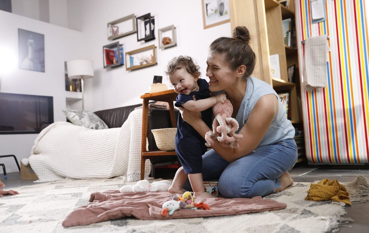 Bébé marche interieur