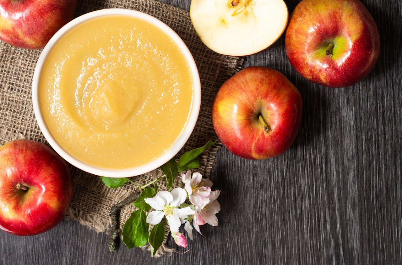 Compote de pommes aux spéculoos